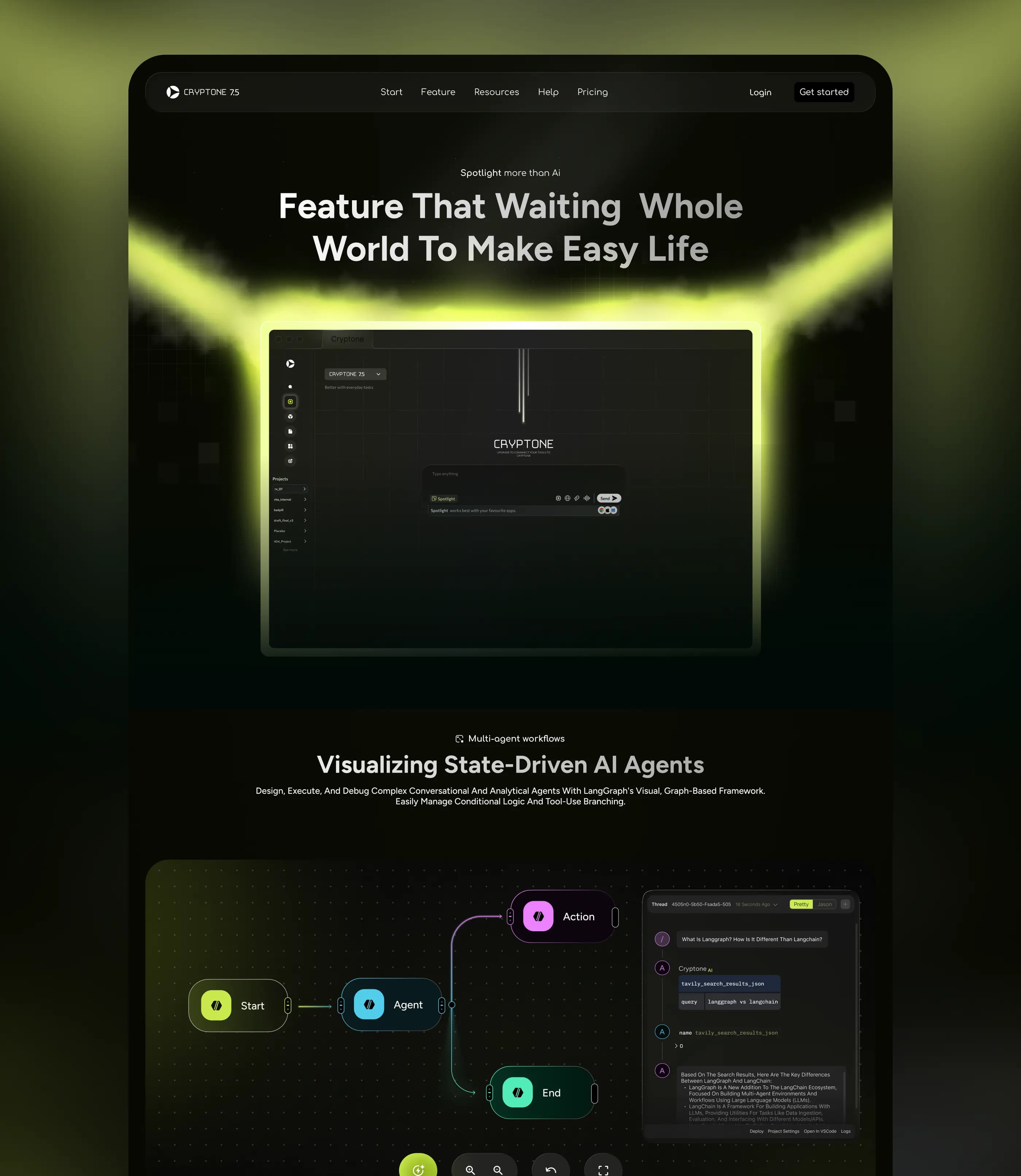 Cryptone AI assistant